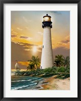 Cape Florida Lighthouse Fine Art Print