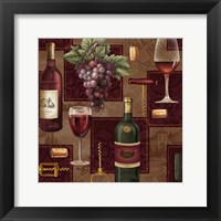 Elegant Wine Repeat Fine Art Print