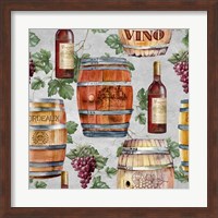 Wine Barrel Repeat Fine Art Print