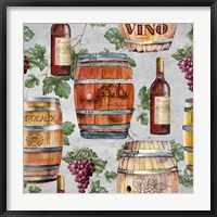 Wine Barrel Repeat Fine Art Print