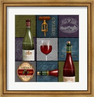 Wine Collage Box Fine Art Print