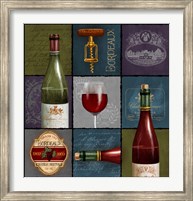 Wine Collage Box Fine Art Print