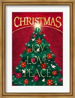 Joy Love and Peace Tree Fine Art Print
