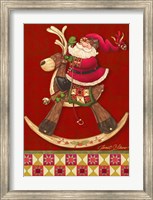 Rockin Santa - Quilt Fine Art Print