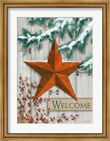 Rustic Winter Star Fine Art Print