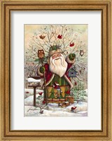 Santa Of The Woods Fine Art Print