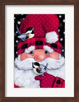 Santa's Feathered Friends Fine Art Print