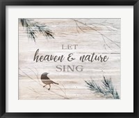 Let Heaven & Nature Sing Fine Art Print
