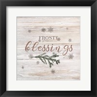 Frosty Blessings II Framed Print