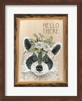 Hello There Raccoon Fine Art Print
