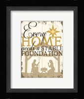 Stable Foundation Fine Art Print