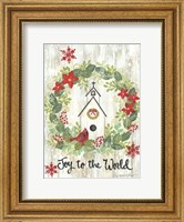 Joy to the World Wreath Fine Art Print
