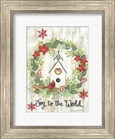 Joy to the World Wreath Fine Art Print