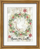 Peace on Earth Wreath Fine Art Print