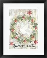 Peace on Earth Wreath Fine Art Print