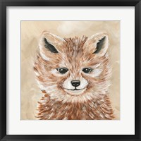 Freckles the Fox Framed Print