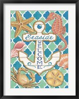 Seaside Welcome Anchor Fine Art Print