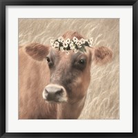 Floral Cow II Fine Art Print