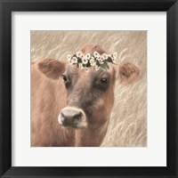 Floral Cow II Fine Art Print