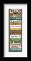 Office Rules Fine Art Print
