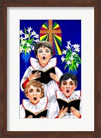 Christmas Choir Boys Fine Art Print