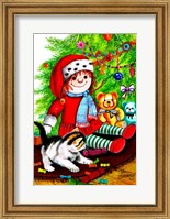 Christmas Kitten Fine Art Print