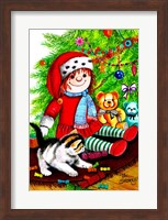 Christmas Kitten Fine Art Print