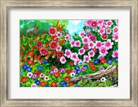 Driftwood and Cosmos Fine Art Print