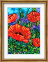 Scarlet Poppies Fine Art Print