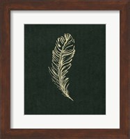 Golden Feather I Fine Art Print
