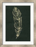 Golden Feather II Fine Art Print