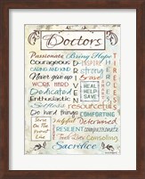 Doctors Are Fine Art Print