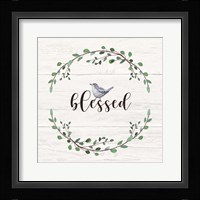 Blessed Sign Framed Print