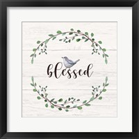 Blessed Sign Framed Print