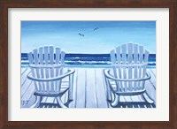 The Beach Chairs Fine Art Print