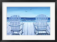 The Beach Chairs Fine Art Print