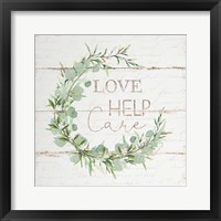 Love Help Care Fine Art Print