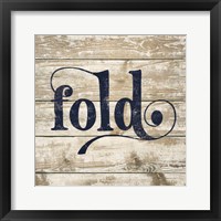 Fold Framed Print
