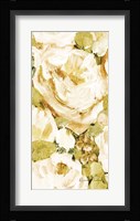Golden Glitter Roses No. 1 Fine Art Print