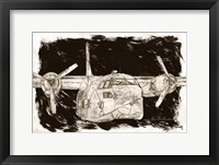 Flying Cargo Framed Print