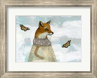 The Red Fox and the Monarchs Fine Art Print