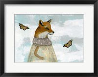The Red Fox and the Monarchs Fine Art Print