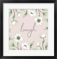 Laugh Framed Print