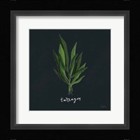 Herbs V Black Framed Print