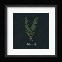 Herbs III Black Framed Print