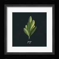 Herbs II Black Framed Print