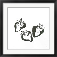 Strawberries BW Fine Art Print