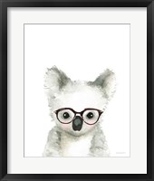 Koala in Glasses Framed Print