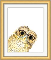 Owl in Glasses Fine Art Print