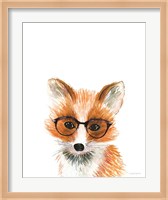 Fox in Glasses Fine Art Print